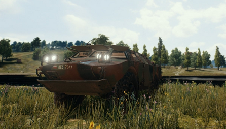 Xe BRDM-2 PUBG Mobile - Thông số chi tiết, tốc độ, máu, dung tích xăng