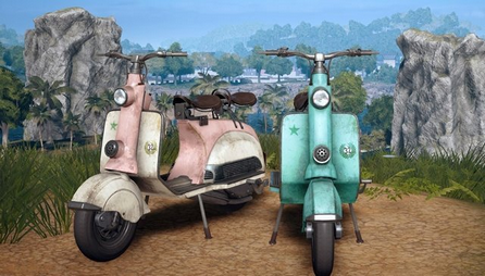 Xe Scooter PUBG Mobile - Thông số chi tiết, tốc độ, máu, dung tích xăng